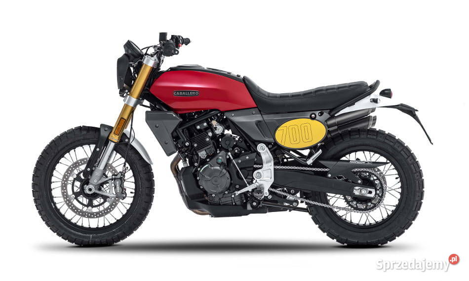 Fantic Caballero 700 Scrambler czerwony model Yamaha Szczecin sprzedam