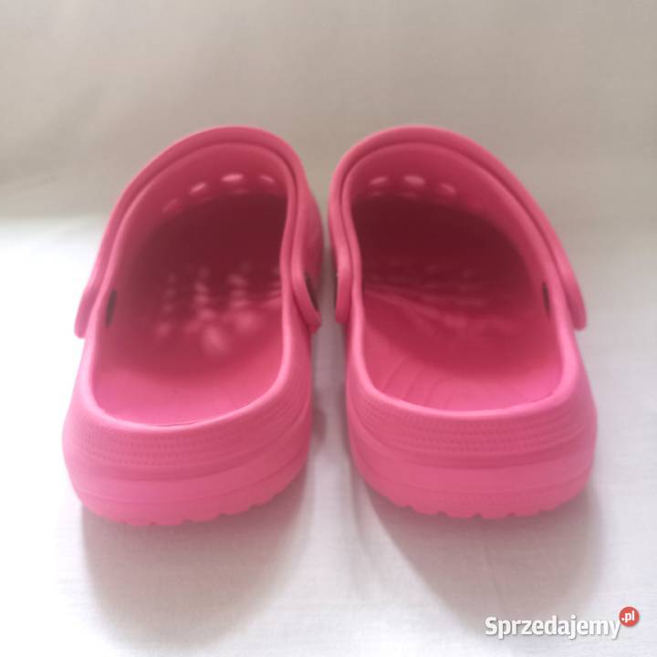 klapki Pianki chodaki Kroksy różowe r 39 stan 25.5cm Sandały i klapki Białystok