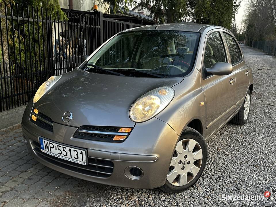 Nissan Micra Pełen Automat Salon Polska Rok produkcji 2007 mazowieckie Piaseczno sprzedam