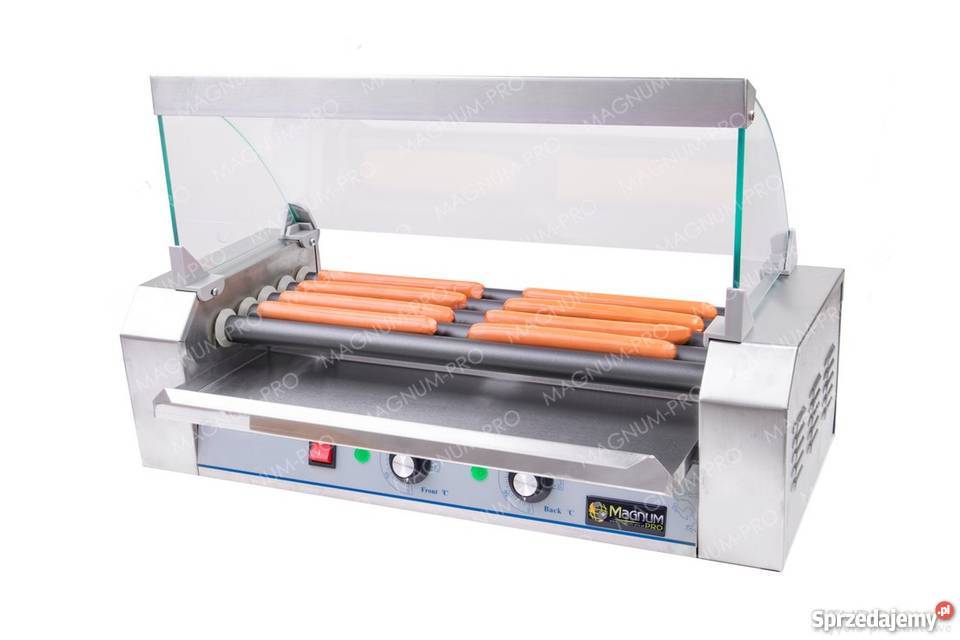 ROLKOWY PODGRZEWACZ DO PAROWEK HOTDOG 5 ROLEK śląskie