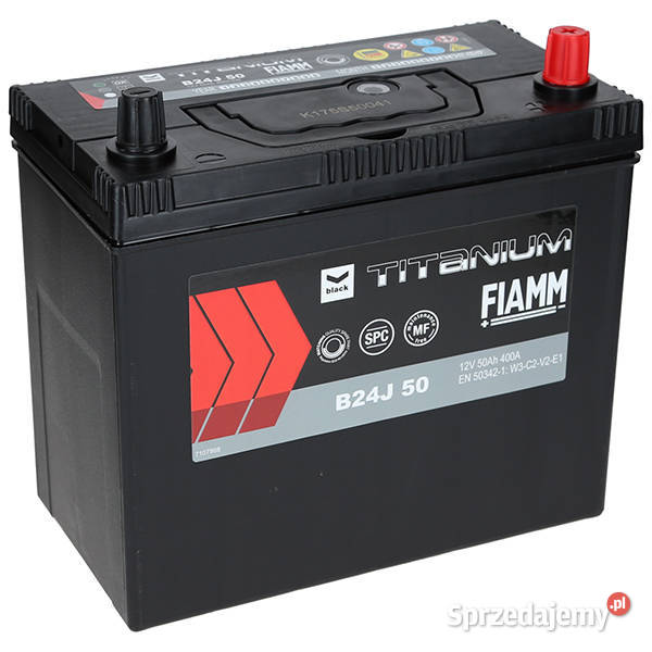 Akumulator Fiamm BLACK 12V 50Ah 400A P Japan osobowe