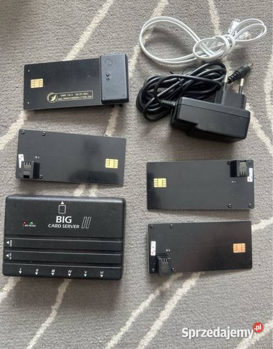 Zestaw do dystrybucji sygnału z jednej karty TV