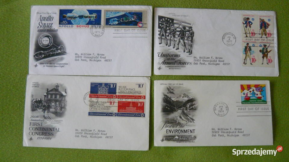 Koperty całostki USA Myszków