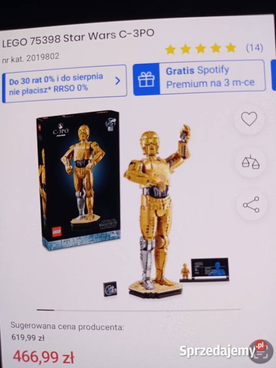 LEGO 75398 Star Wars C 3 Rzeszów