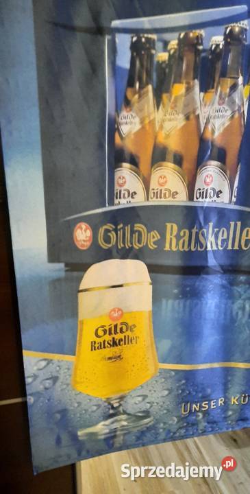 Duża reklama piwna płótno
