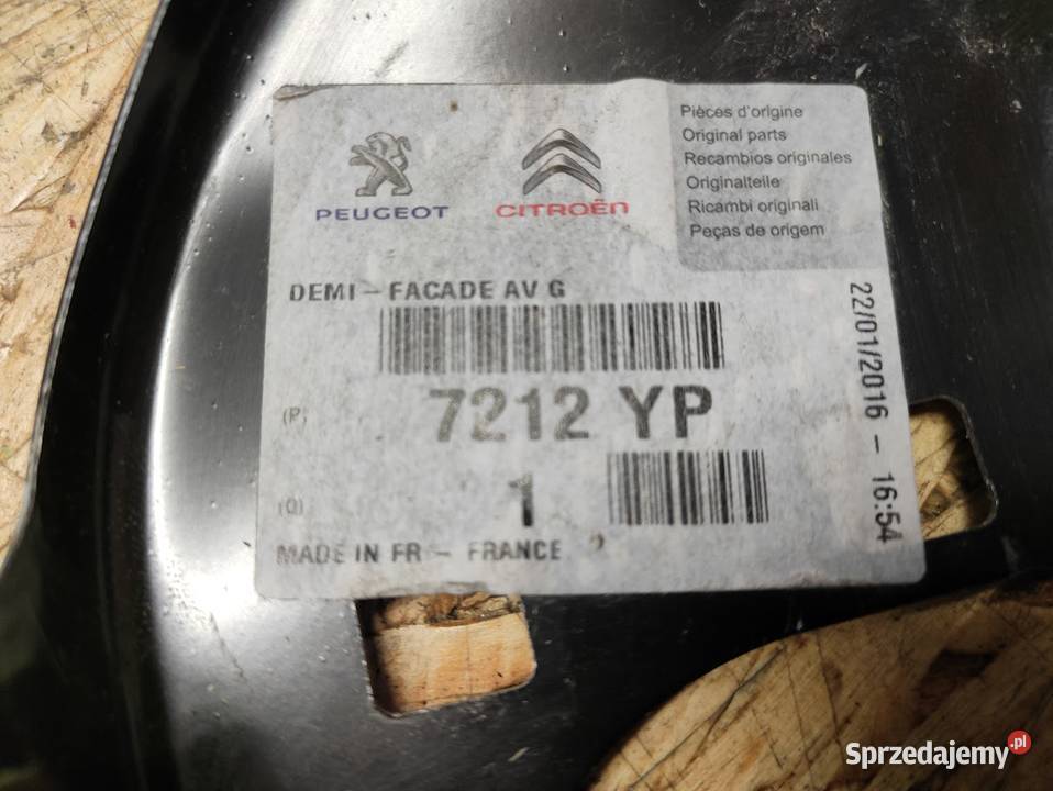 Łącznik Pasa Przedniego Okular Lampy Lewy