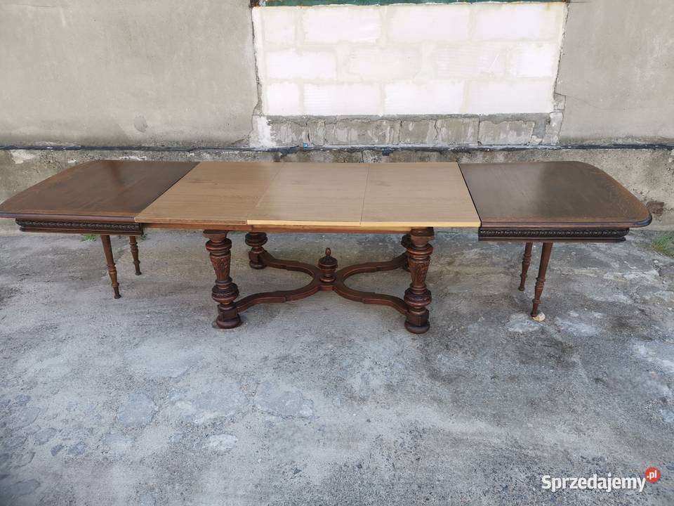 Stół jadalniany rozkładany 35m6m dębowy Wałbrzych sprzedam