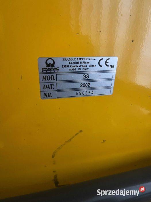 Wózek ręczny paletowy paleciak długi widły Motoryzacja wielkopolskie Tuliszków