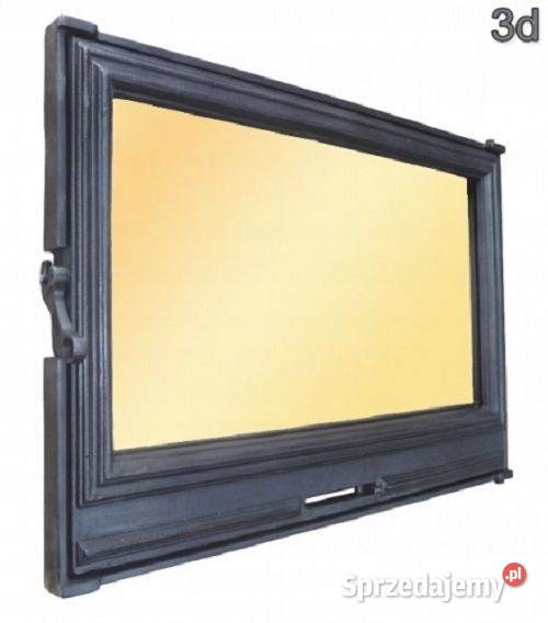 Drzwiczki żeliwne drzwi do kominka pieca SD1 Skawina