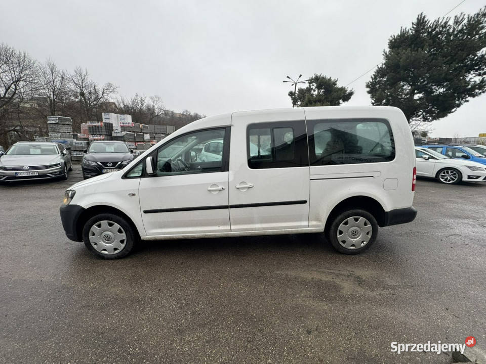 Volkswagen Caddy MAXI 4Motion Klimatyzacja 2 kpl 4/5 śląskie Cieszyn
