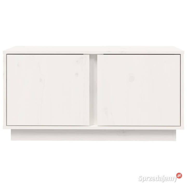 Szafka pod telewizor biała 80x35x405 lite drewno Warszawa