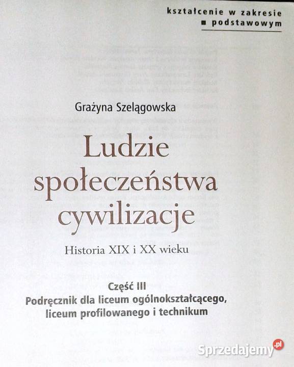 Ludzie Cywilizacje Część 3 Historia XIX i XX Pozostałe Chełm