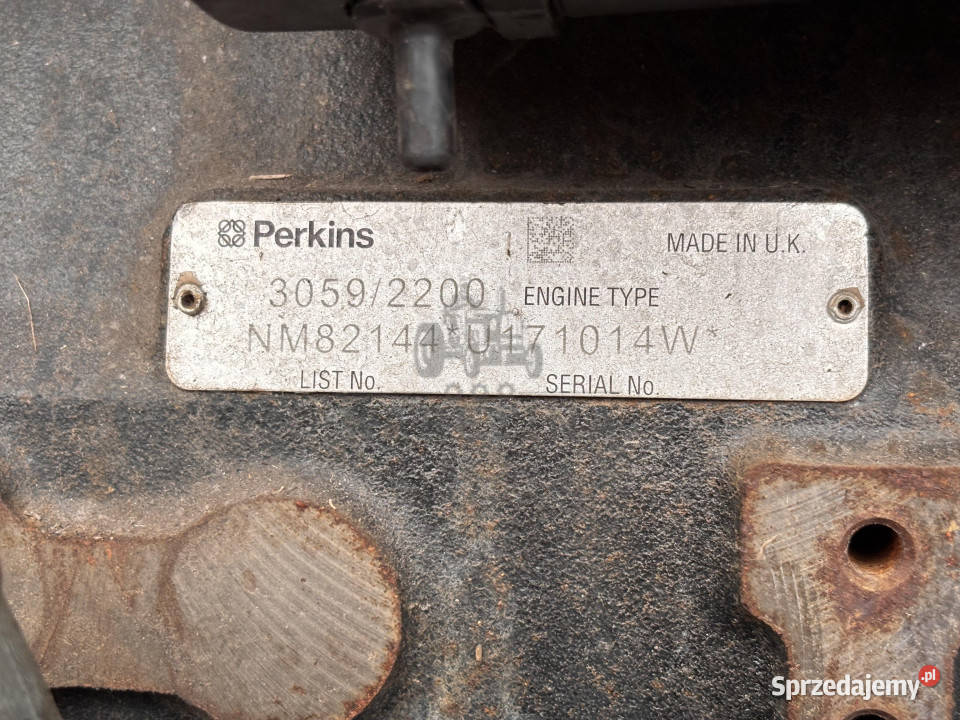 Perkins 1104D44TA 2012 30592200 Blok Głowica Wał wielkopolskie Jastrzębniki