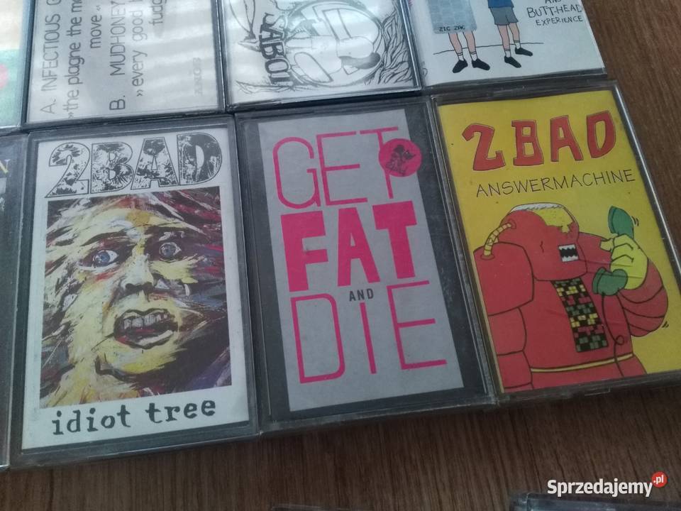 Kasety rock metal z mojej kolekcji super zespoły Włocławek