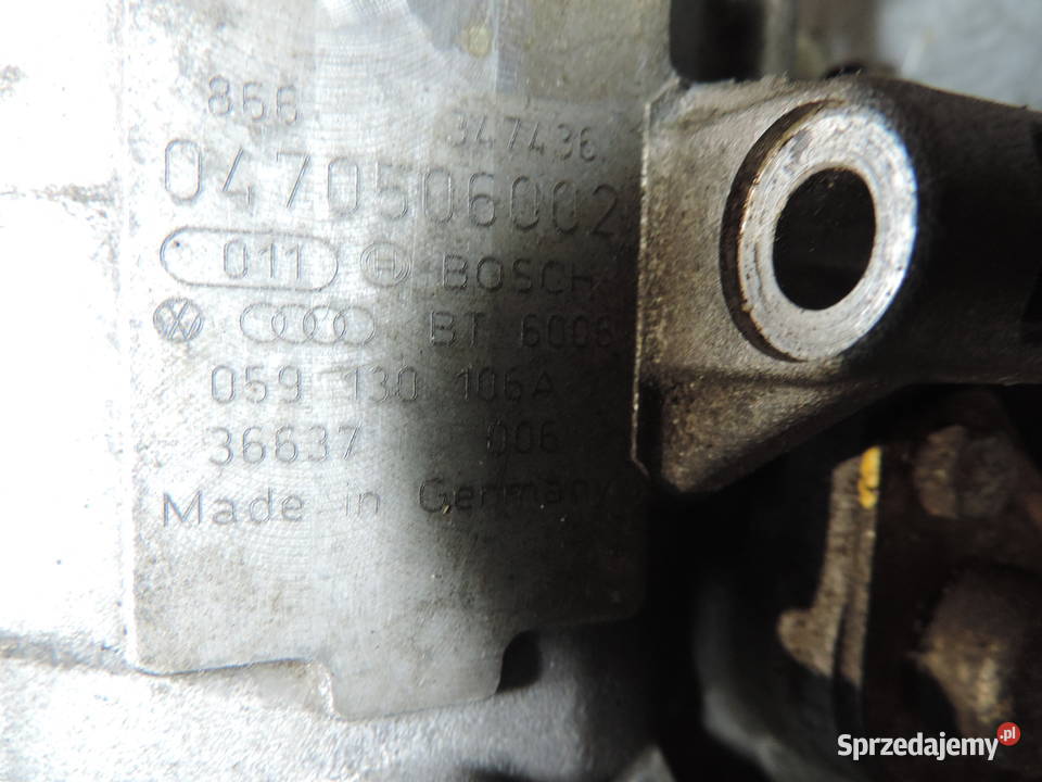 POMPA WTRYSKOWA 0470506002 AUDI A6 C5 25 TDI Rok produkcji 2000 małopolskie Nowy Sącz sprzedam