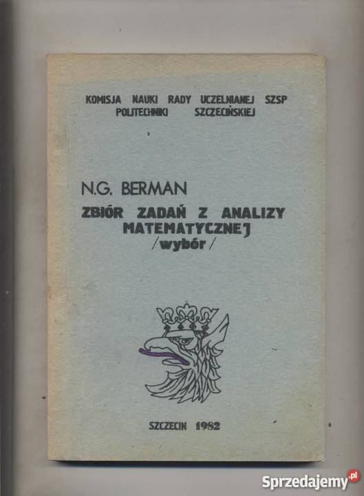 Zbiór zadań z analizy matematycznej wybór