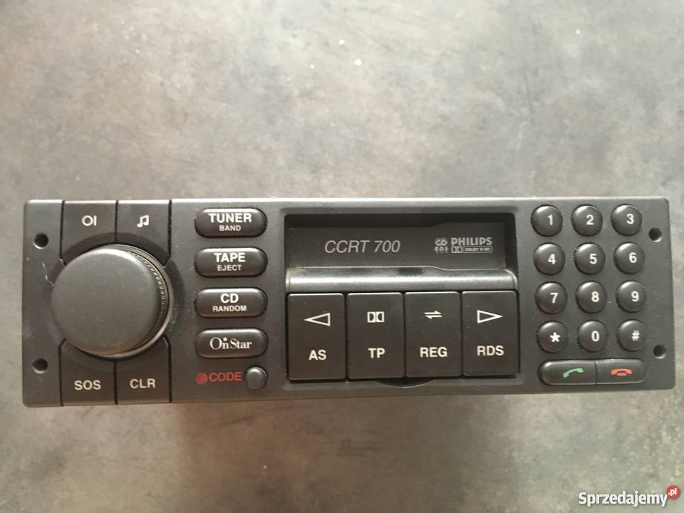 Fabryczne radio Opla CCRT700 śląskie Sosnowiec