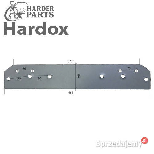 Płoza HARDOX 164898S części do pługa DOWDESWELL nieuszkodzony Suwałki