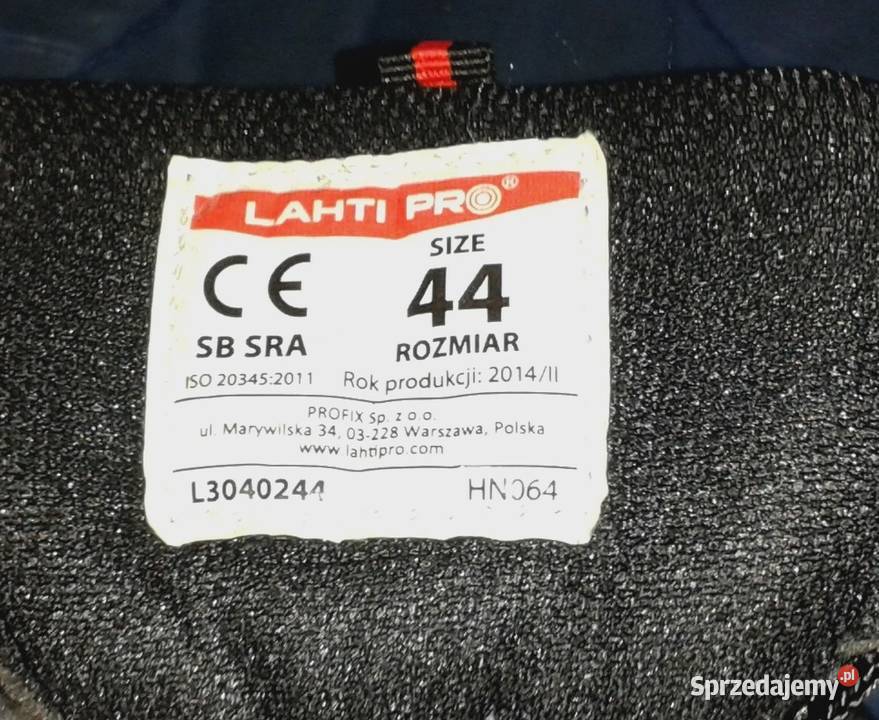 Buty Robocze Męskie Lahti Pro L3040244 Rozmiar Chełm