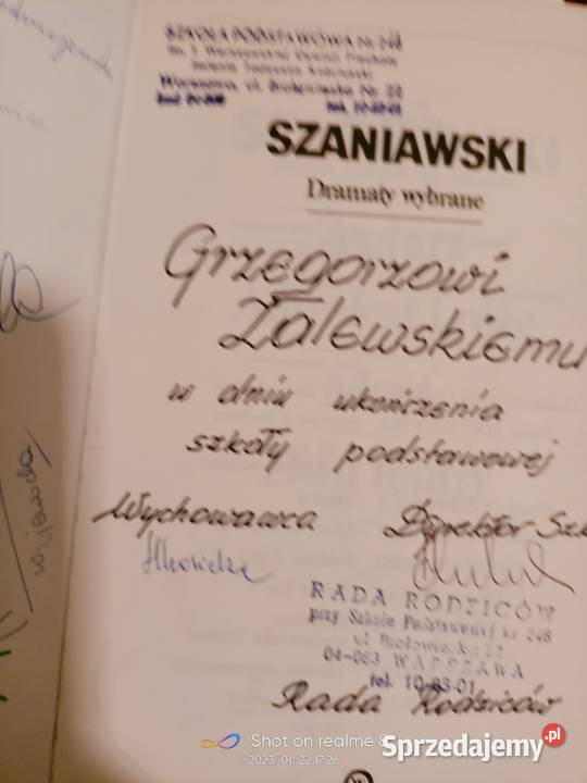 Szaniawski książki Warszawa księgarnia Praga sprzedam