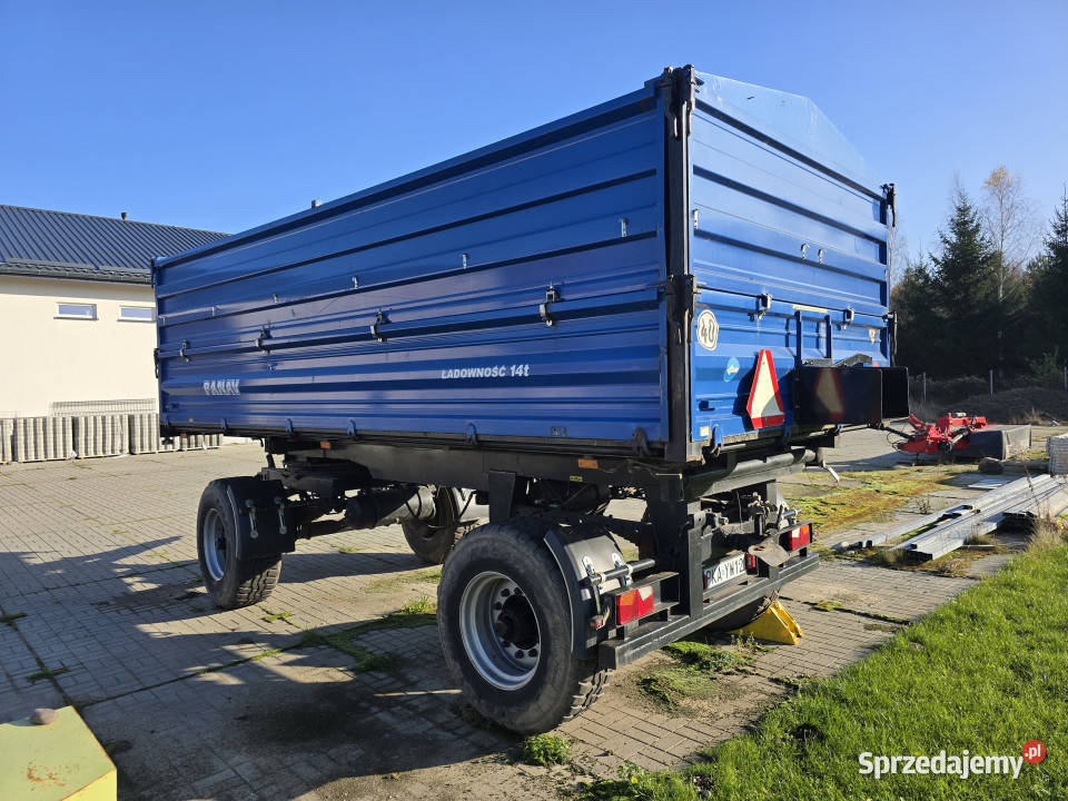 Przyczepa wywrotka PANAV 217 ładowność 14 ton sprzedam