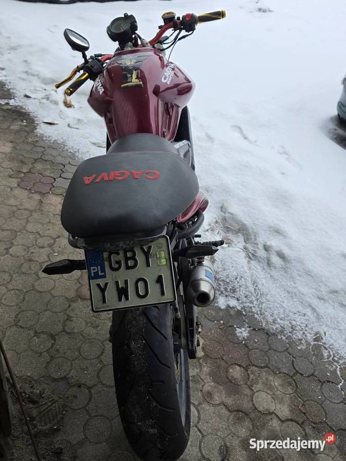 Cagiva raptor 125 bordowy Rusinowo