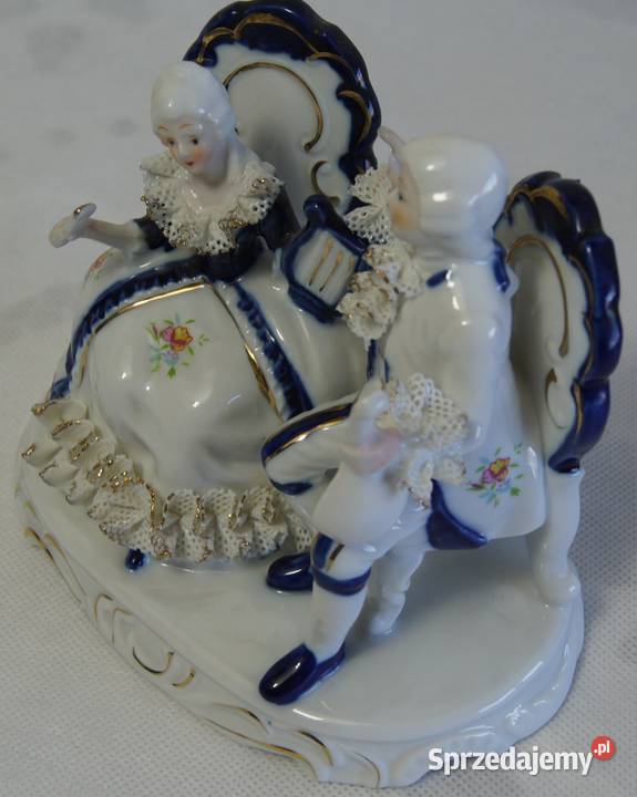 Porcelanowa para Dama z kawalerem Chojnice sprzedam