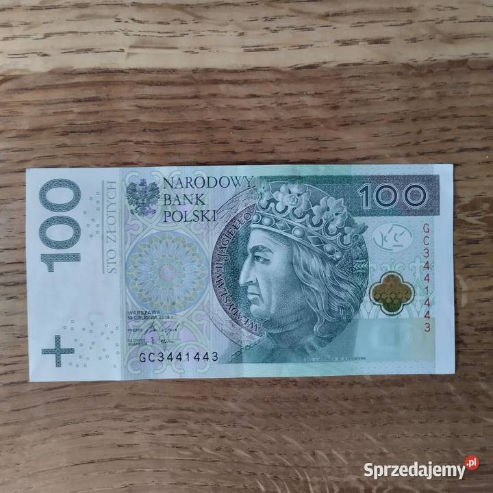 Banknot radar Jagiełło Łódź sprzedam