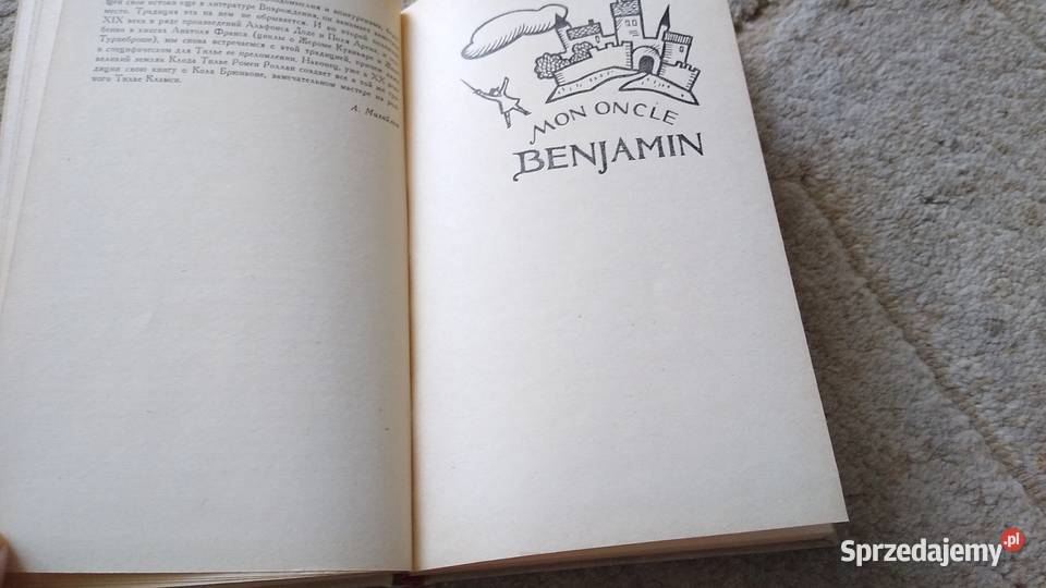 Mon oncle Benjamin Claude Tillier Kultura i Rozrywka Gdańsk