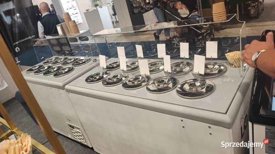 NOWY dystrybutor 8 do lodów witryna lody Łódź