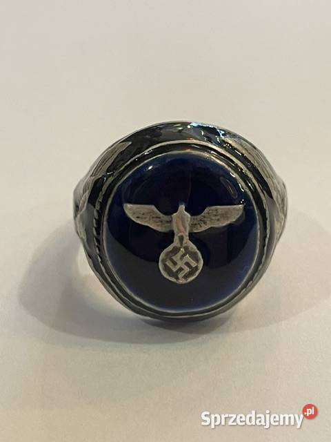 Sygnet oficera Wehrmachtu III Rzeszy Reichsadler Kolekcje Kraków
