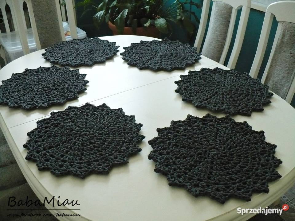 Zestaw stylowych podkładek pod talerz kubek Dom i Ogród kujawsko-pomorskie Bydgoszcz