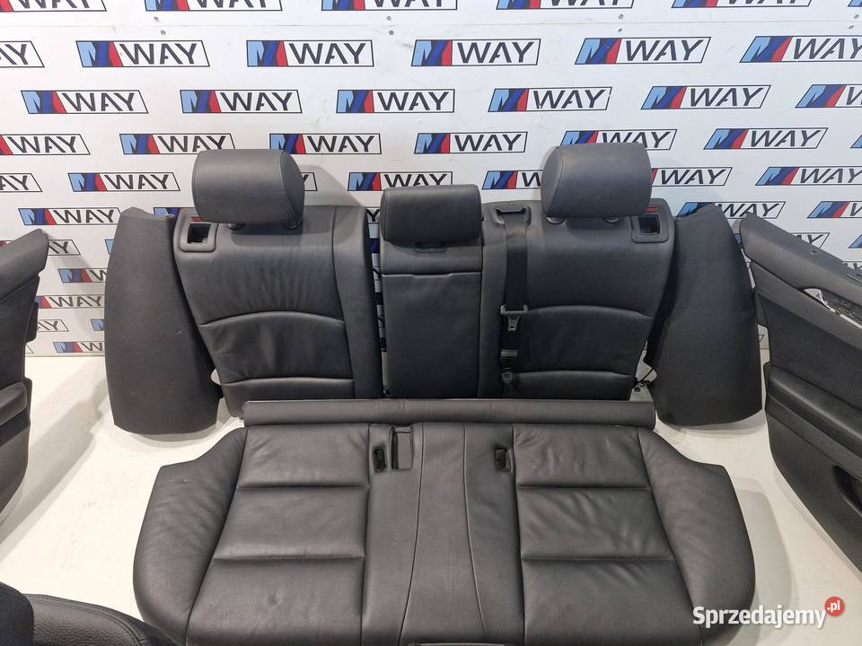 BMW F11 FOTELE KOMFORTY CZARNA SKÓRA