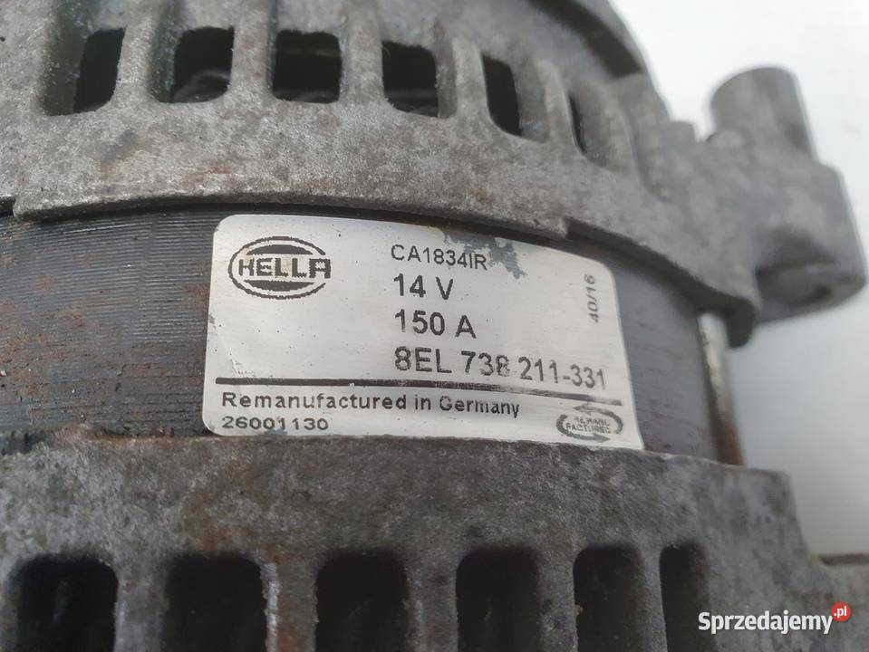ALTERNATOR Volvo S40 II V50 20 D 150A Alternator Chełm