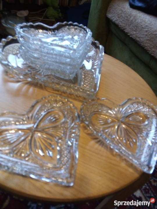 kryształowa zastawa do ciastadesery Warszawa