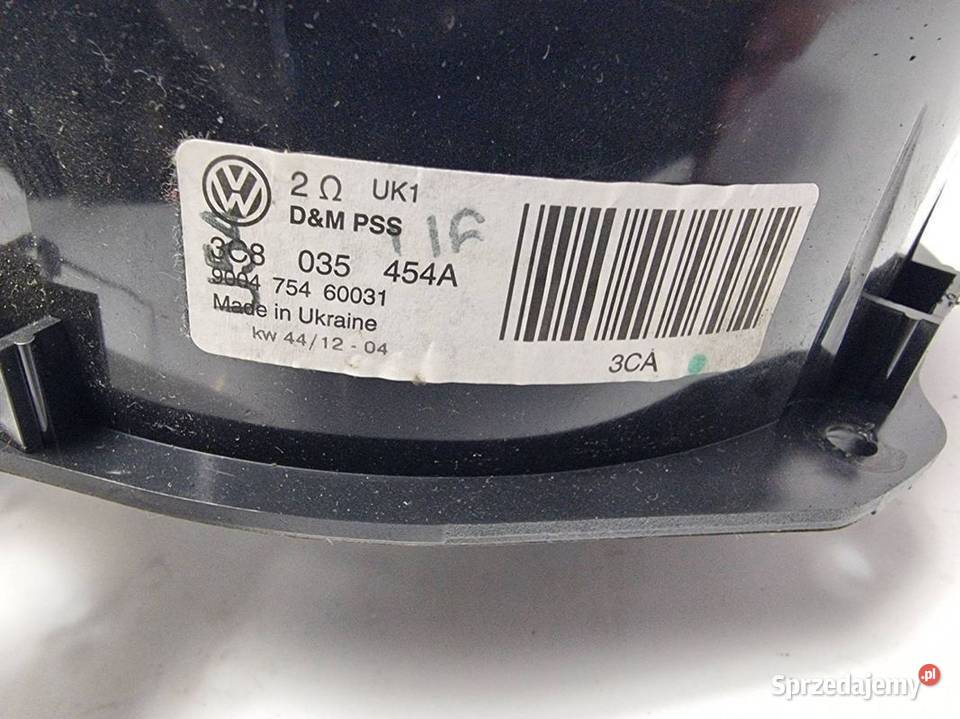 GŁOŚNIK VOLKSWAGEN PASSAT CC 3C8035454A Lipno sprzedam
