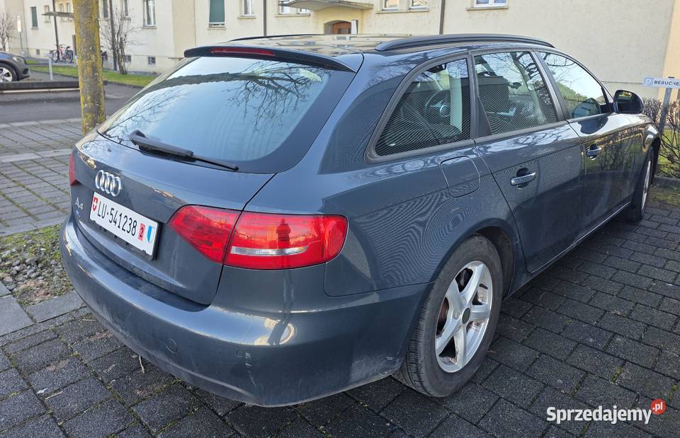 Audi A4 18 TFSI 2009 automat Szwajcaria Rok produkcji 2009 Kalwaria Zebrzydowska
