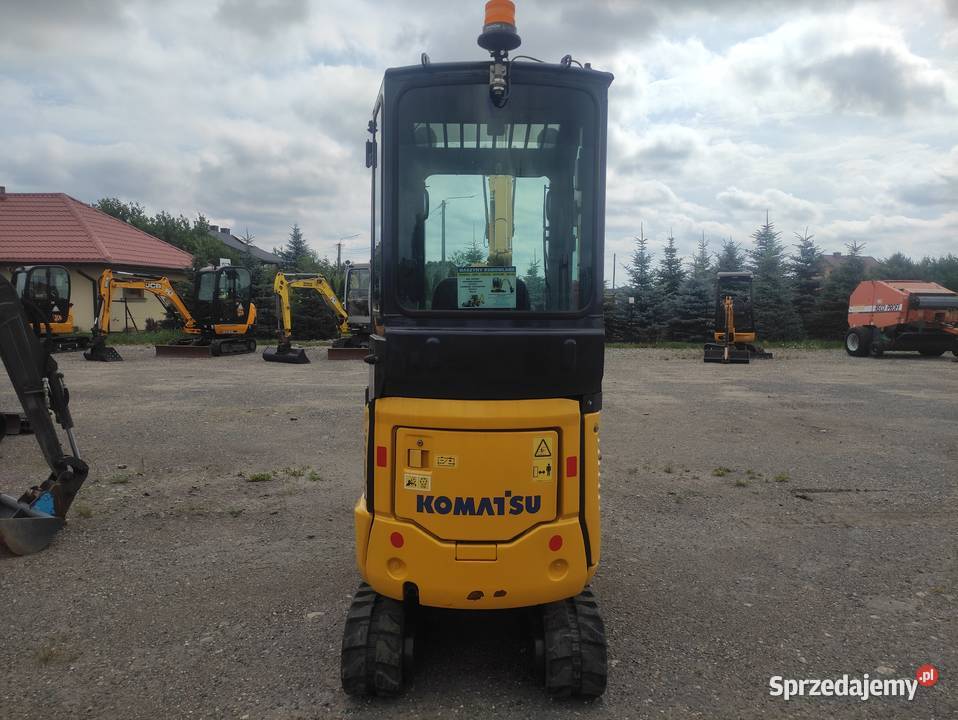 Minikoparka KOMATSU PC 16 R 2018r 1800mtg Maszyny budowlane lubelskie Ryżki