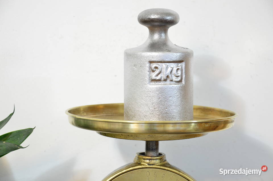 stara WAGA 10 żeliwna sygnowana Tarir Waage Jastrzębie-Zdrój