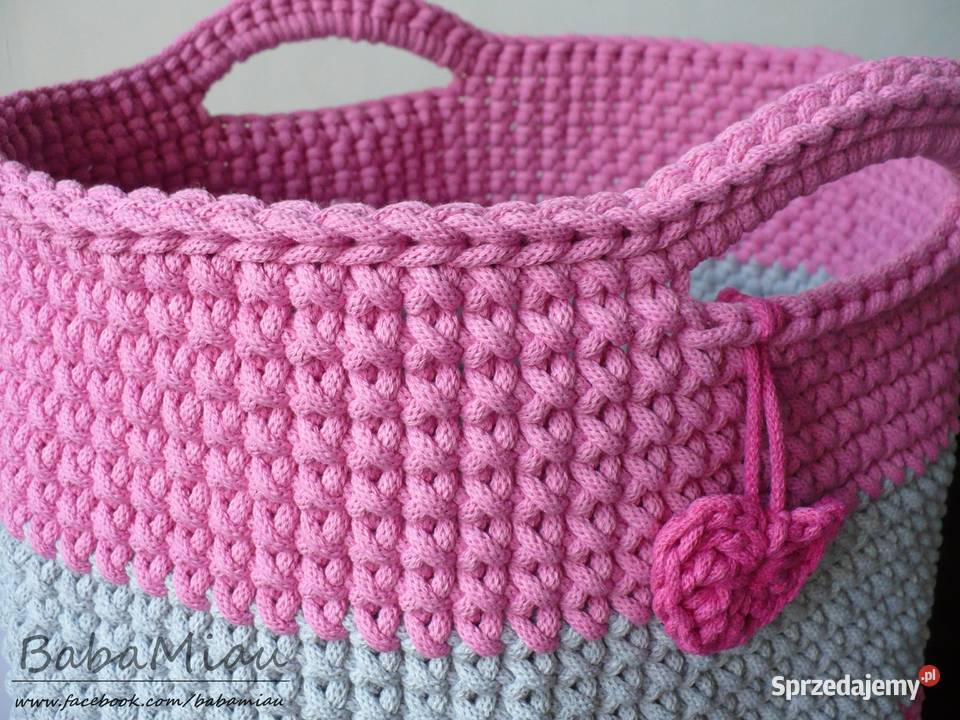 Kosz duży na zabawki bawełniany handmade różne Bydgoszcz
