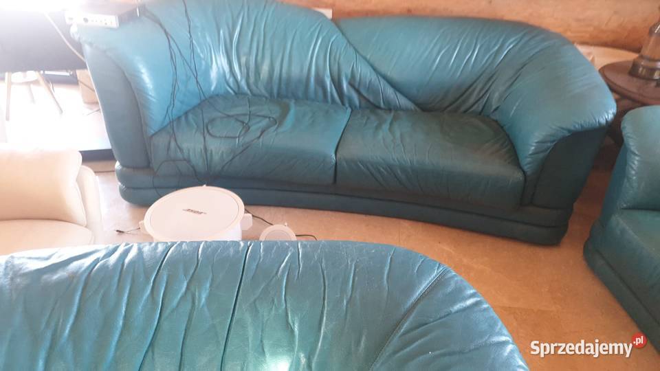 Sprzedam sofę SKÓRA Olsztynek sprzedam