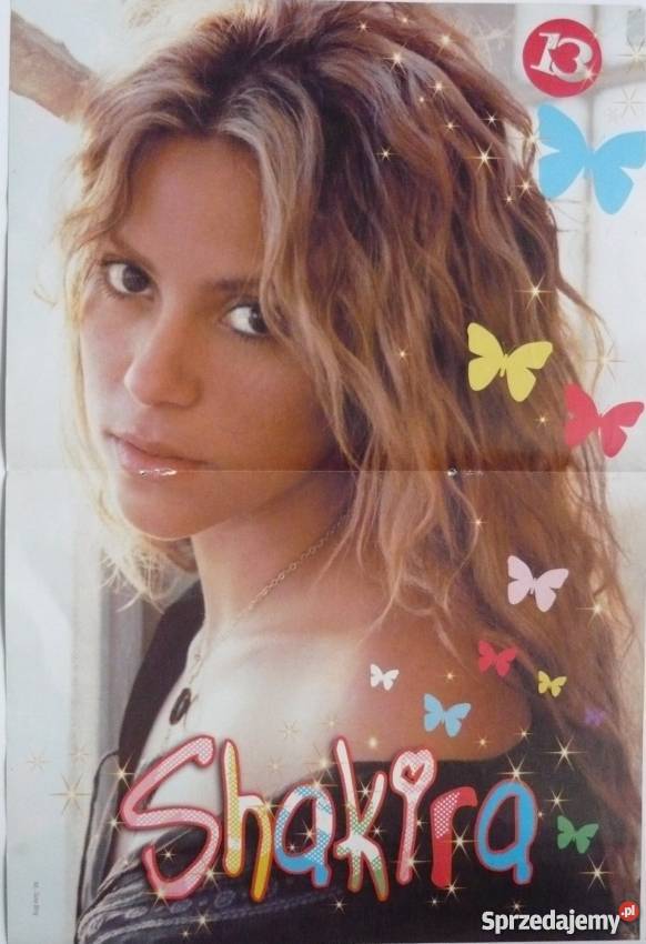 PLAKAT TIMBERLAKE JUSTIN SHAKIRA Bydgoszcz