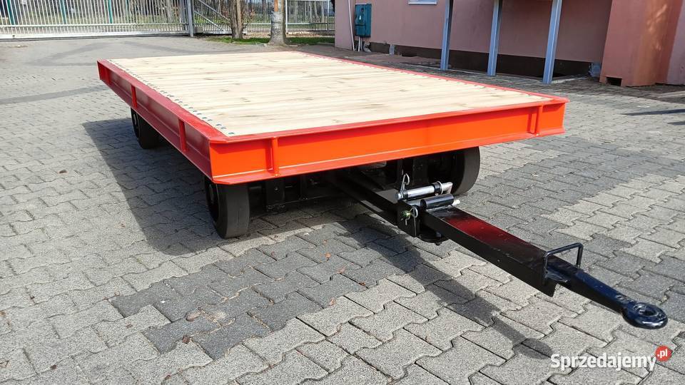 Przyczepa transportowa zakładowa wewnętrzna towarowe sprzedam