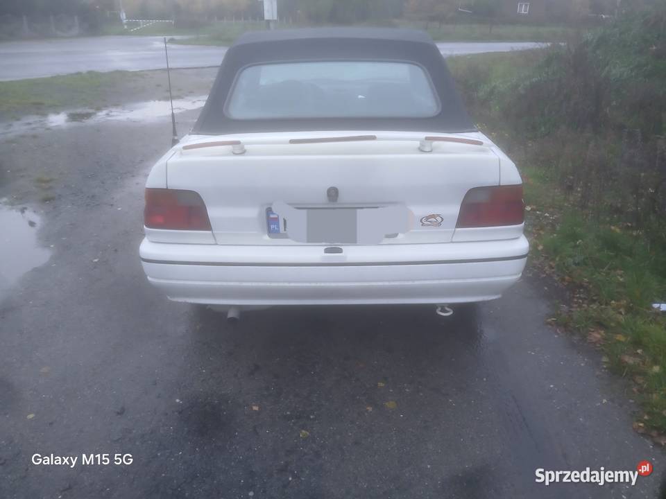Ford escort cabrio skórzane fotele 1800cm3 Żary