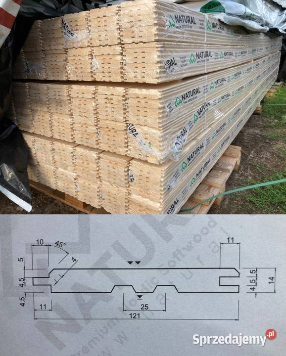 Podbitka 14x121 AB Faza deska elewacyjna sprzedam