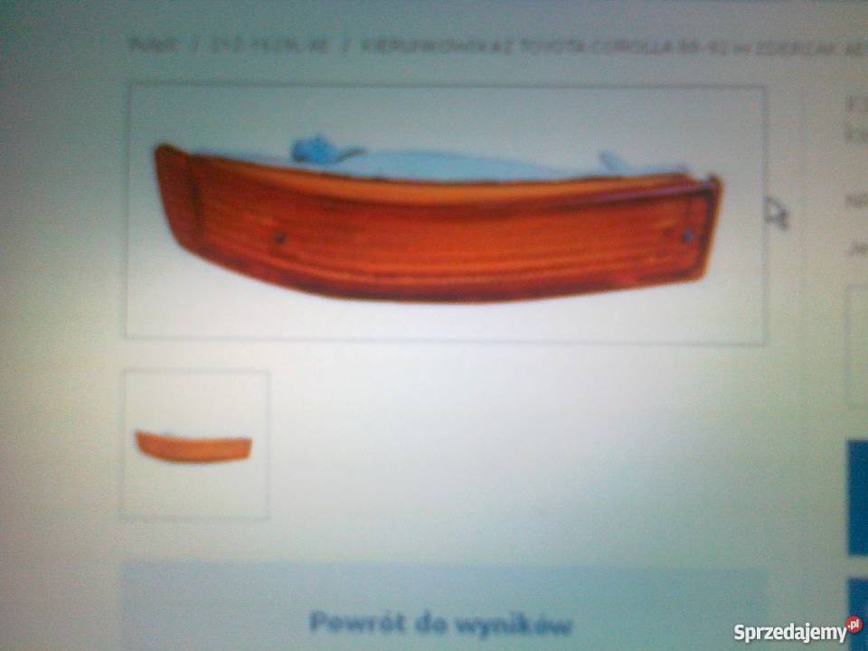 TOYOTA COROLLA 8791 KIERUNEK NOWY LEWY DEPO Pruszków