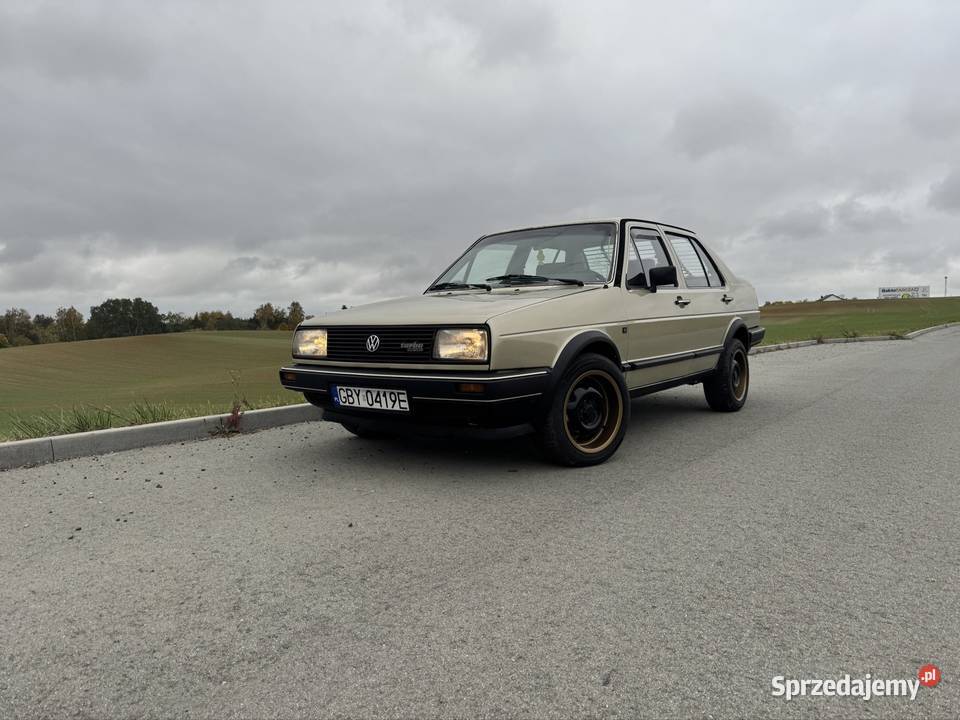 VW Jetta GL 1986 19 TD AAZ Zdrowa Blacha Brązowy elektryczne szyby Świecie