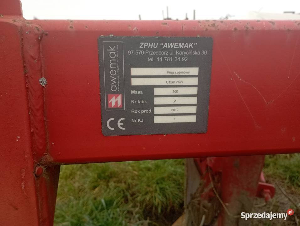 Sprzedam pług Wolbórz