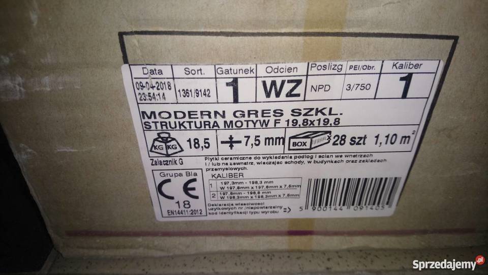 Płytki Paradyż Modern Gres Struktura B CD F Pruszków sprzedam