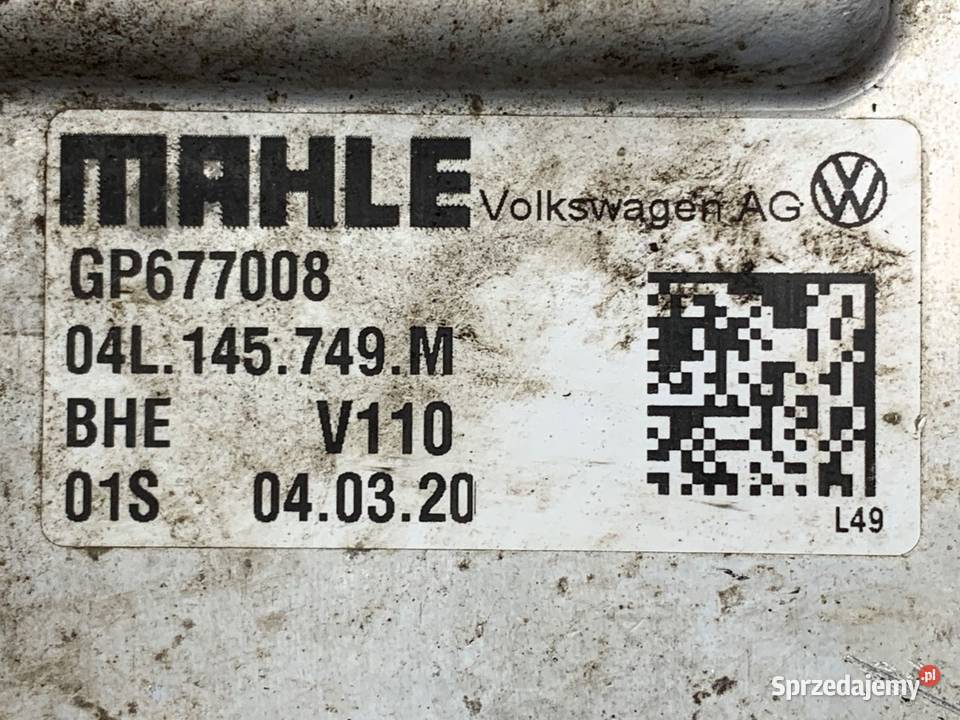 INTERCOOLER VW TRANSPORTER T6 04L145749M 20 110